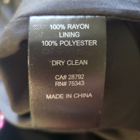 Cynthia Rowley Vintage Blazer Floral Black / Red - Picture 8 of 14